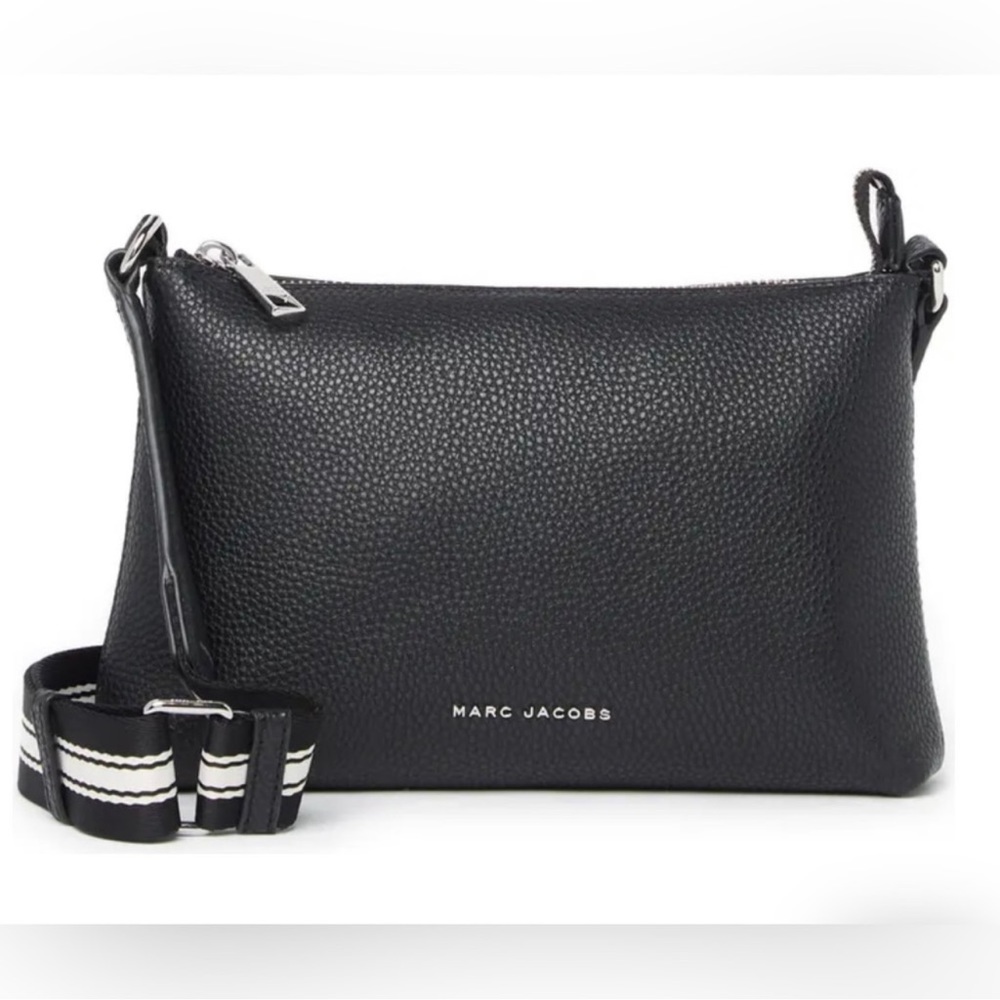 NWT Marc Jacobs The Cosmo Leather Crossbody Bag in Black